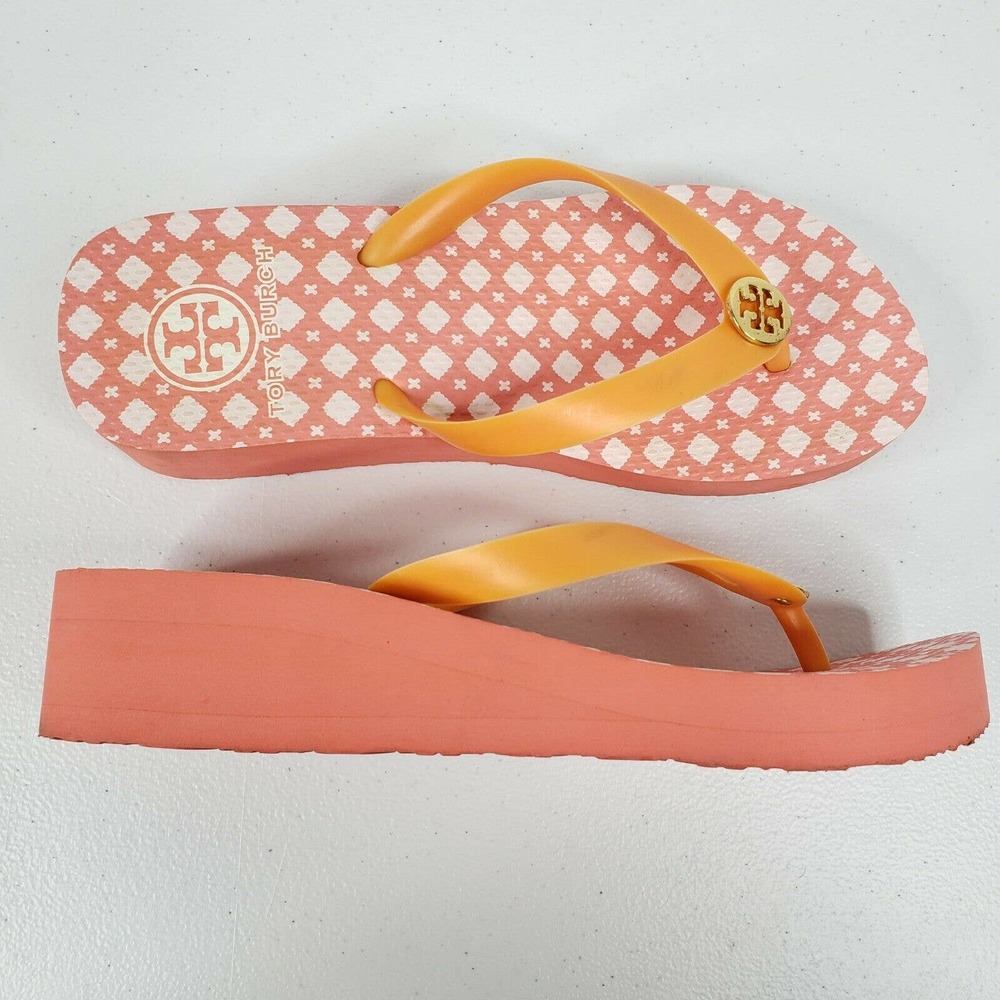 Tory Burch Thong Flip Flop Platform Sandals Size 7
